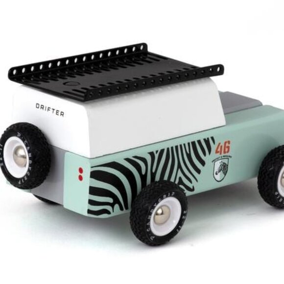 NWT Candylab Large Wood Truck Drifter Zebra - Picture 4 of 4